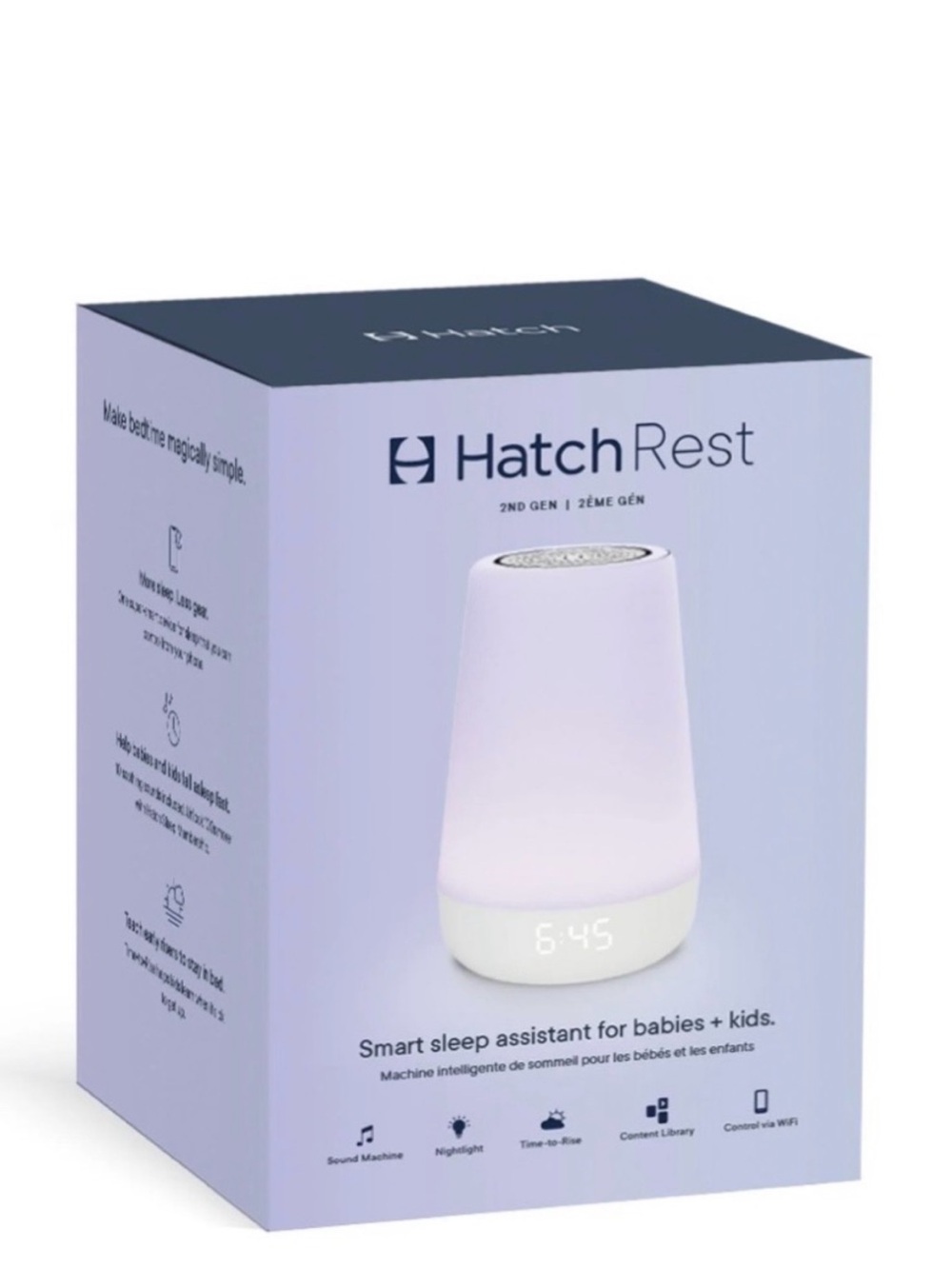 Hatch Rest 2nd Gen Nightlight and Sound Machine - New in Sealed Box